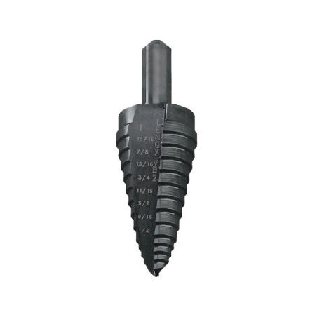 LENOX Vari-Bit Step Drill Bits 9.5 mm (Shank Size) - Hole Size (12.7, 14.3, 15.9, 17.5, 19.1, 20.6, 22.2, 23.8, 25.4)