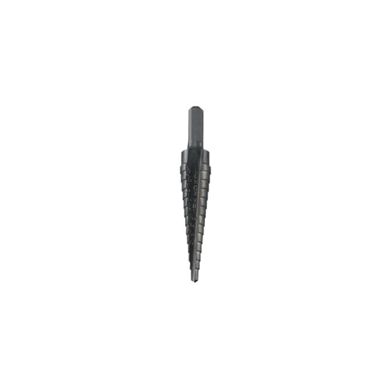 LENOX Vari-Bit Step Drill Bits 6.4 mm (Shank Size) - Hole Size (9.5, 12.7)