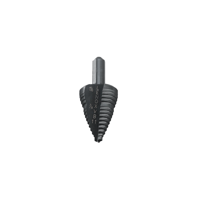 LENOX Vari-Bit Step Drill Bits 9.5 mm (Shank Size) - Hole Size (22.2, 28.6 for 12.7 and 19.1 conduit)