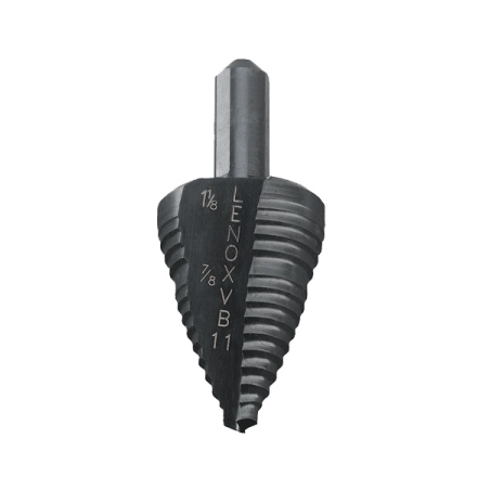 LENOX Vari-Bit Step Drill Bits 9.5 mm (Shank Size) - Hole Size (22.2, 28.6 for 12.7 and 19.1 conduit)