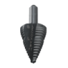 LENOX Vari-Bit Step Drill Bits 9.5 mm (Shank Size) - Hole Size (22.2, 28.6 for 12.7 and 19.1 conduit)