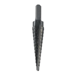 Broca Vari-Bit Step Drill Bits 9.5mm- Tamanho do furo (4.8, 6.4, 7.9, 9.5, 11.1, 12.7, 14.3, 15.9, 17.5, 19.1, 20.6, 22.2) LENOX