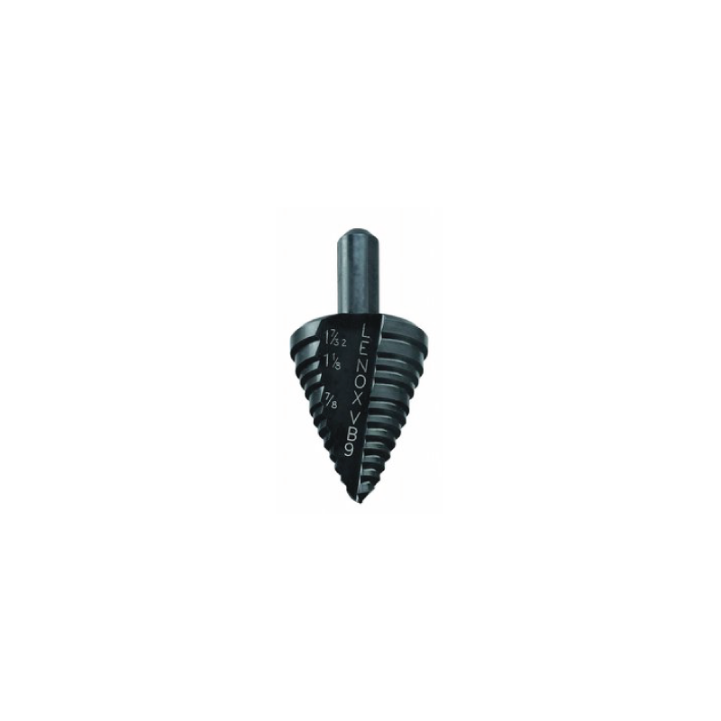LENOX Vari-Bit Step Drill Bits 9.5 mm (Shank Size) - Hole Size (22.2, 28.6, 31.0)
