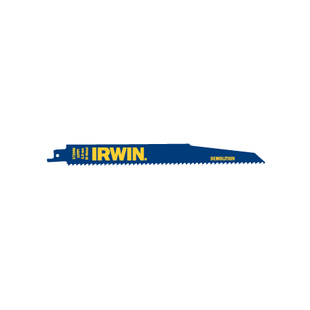 IRWIN Demolition Bi-Metal Reciprocating Blade 966R 9'/225 mm 10 TPI (5un.)