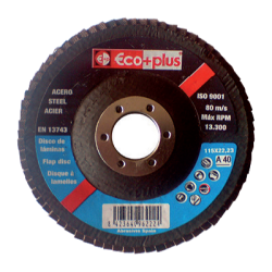 ECO-PLUS Flap Disc Corundum EA 40 115 x 22 mm