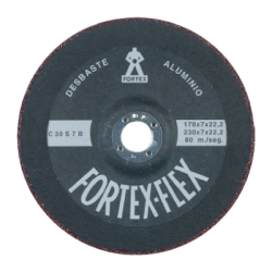 FORTEX Aluminium Grinding Disc 125 x 7 x 22 mm