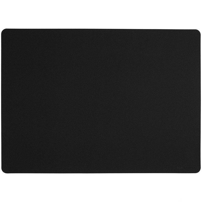 Placemat 46x33cm Charcoal - Soft Leather