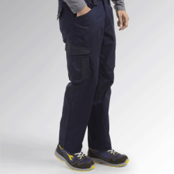 Calças Multibolsos Staff Cargo Azul Marinho 3XL DIADORA