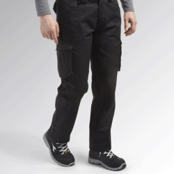 Calças Multibolsos Staff Cargo XL Preto DIADORA