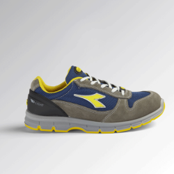 Sapatos de Segurança Run Text Low Azul e Amarelo S1P SRC ESD 35 DIADORA