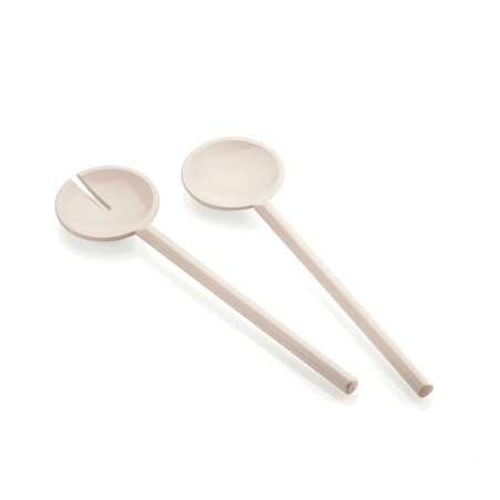 Cubiertos para Ensalada Blanco Leche - Tiffany