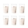 Conj. de 6 Suportes para Copos Branco Leite - Tiffany