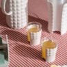Juego de 6 Soportes para Vasos Blanco Leche - Tiffany
