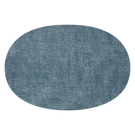 Mantel Individual Oval Reversible Azul Marino - Placemat