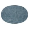 Mantel Individual Oval Reversible Azul Marino - Placemat