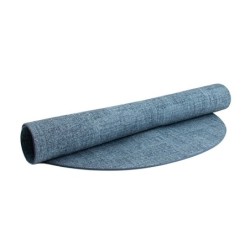 Mantel Individual Oval Reversible Azul Marino - Placemat