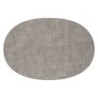 Fabric Oval Reversible Placemat Sky Grey - Placemat
