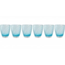 Juego 6 Vasos Tumbler 380ml Azul - Vertigo