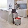 Cubo de Basura 60L Inox - Totem Max
