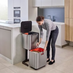 Cubo de Basura 60L Inox - Totem Max