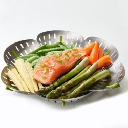 Cesta Vaporera Plegable Inox - Bloom