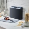 Set of 4 Chopping Boards Graphite - Folio Grande