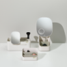 Pedestal Mirror with Cosmetic Organiser - Viva