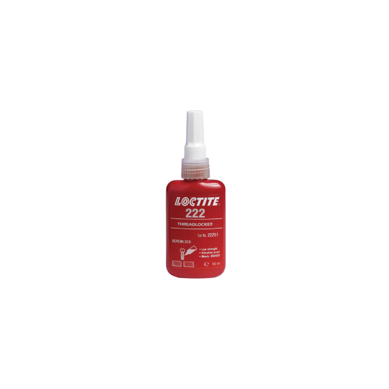 LOCTITE Low Strength Threadlocker 222 50g LOCTITE Low Strength Threadlocker 222 50g