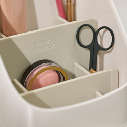 Pedestal Mirror with Cosmetic Organiser - Viva