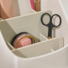Pedestal Mirror with Cosmetic Organiser - Viva