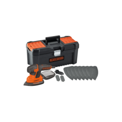 Lixadora Mouse® 120W com Acessórios e Caixa de Ferramentas BLACK+DECKER