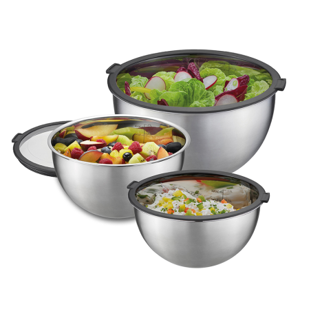 Set of 3 Food Storage Bowls - Mondi
