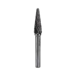 RUKO Hicoat® Hard Metal Rotating Files With HC-NFE Coating Form L - Cone Round Point (KEL) Metal Duro MD (Ø 3 mm)