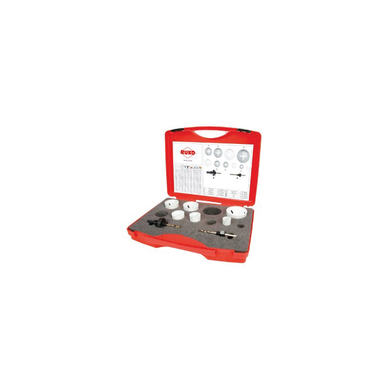 RUKO HSSE-CO 8 Bimetallic Sets in Plastic Box Sets. RUKO HSSE-CO 8 Bimetallic Sets in Plastic Box Sets.