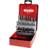 RUKO Set Of 21 Hand Open Threads HSS - Industrial Box