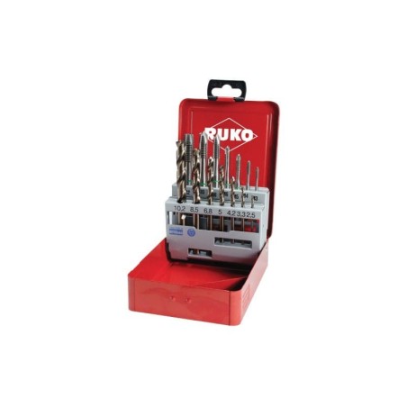 RUKO Set Of 14 Male To Open Machines Threads HSSS-Co 5 - Industrial Box