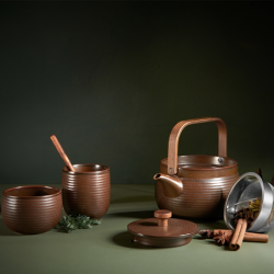 Tea Bowl 200ml Brown - Japandi