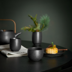 Teapot with Wooden Handle 1,5L Black - Japandi