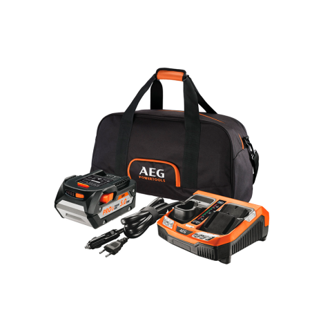 AEG 18V 5.0 Ah PROLITHIUM-ION™ Battery with Fast Charger