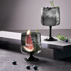 Vaso con Pie 200ml Gris - Sarabi