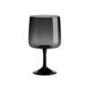 Vaso Alto con Pie 200ml Gris - Sarabi