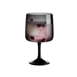 Vaso Alto con Pie 200ml Gris - Sarabi