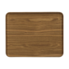 Bandeja de Madera Rectangular 36cm - Wood