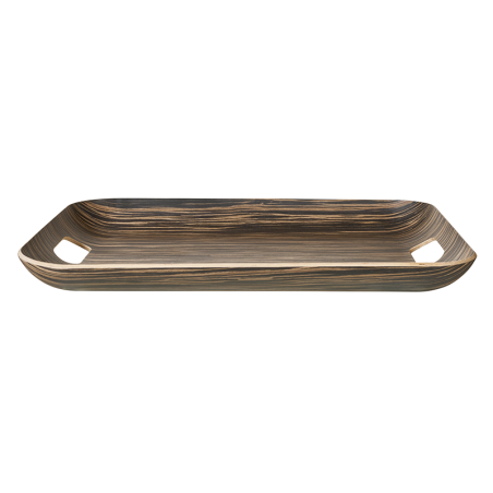 Bandeja de Madera Rectangular 45cm Ebano - Wood