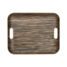Bandeja de Madera Rectangular 45cm Ebano - Wood