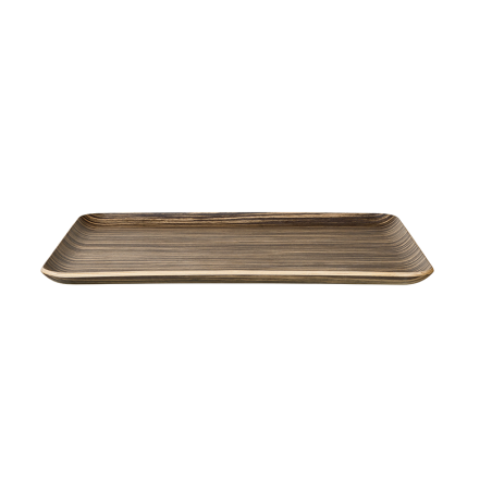 Bandeja de Madera Rectangular 36cm Ebano - Wood