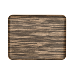 Bandeja de Madera Rectangular 36cm Ebano - Wood
