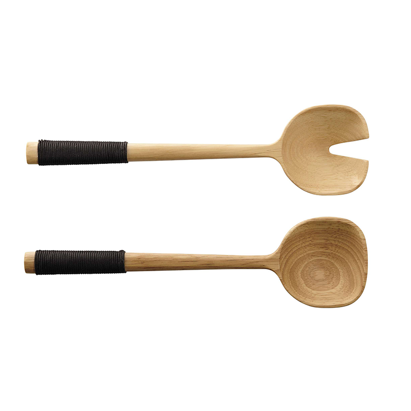 Cubiertos para Ensalada Marrón Claro 31,2cm - Wood Cubiertos para Ensalada Marrón Claro 31,2cm - Wood