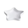 Plato en Estrella Blanco ø12cm - X-mas