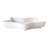 Star Plate White ø12cm - X-mas